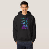 Nur ein Mädchen, das Wölfe für Wolf Liebe Hoodie (Vorne ganz)