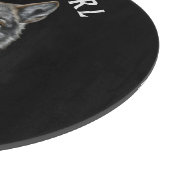 Nur ein Mädchen, das Wölfe Liebe Schneidebrett (Ecke)