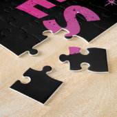 Nur ein Mädchen, das Wölfe Lieben Wasserfarbe Puzzle (Seite)