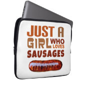 Nur ein Mädchen, das Würstchen Liebe Laptopschutzhülle (Vorne Rechts)