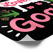 Nur ein Mädchen, das Ziegen Liebe Poster (Ecke)