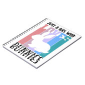 Nur ein Mädchen, die Bunnies Ostersonne Lieben Nie Notizblock (Linke Seite)