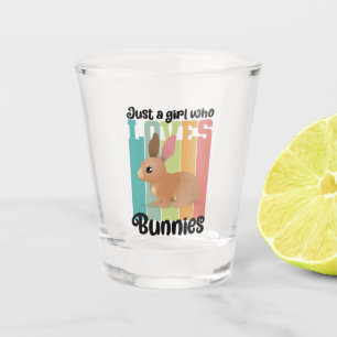 Nur ein Mädchen, die Bunnies Ostersonne Lieben Nie Schnapsglas
