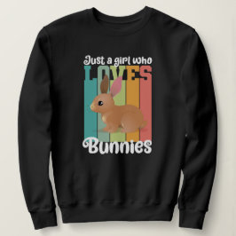 Nur ein Mädchen, die Bunnies Ostersonne Lieben Nie Sweatshirt