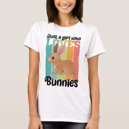 Nur ein Mädchen, die Bunnies Ostersonne Lieben Nie T-Shirt