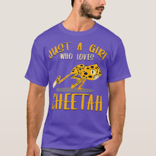 Nur ein Mädchen, die Liebe Cheetah Fastenkatze Gep T-Shirt