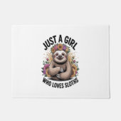 Nur ein Mädchen, die Liebe schläft Fußmatte (Vorderseite)