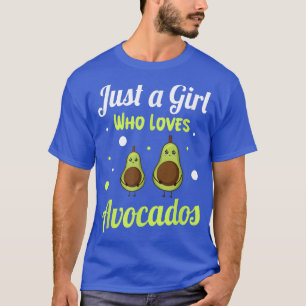 nur ein Mädchen, die Lieben Avocados lustig vegan T-Shirt