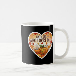 Nur ein Mädchen, die Lieben fallen Pumpkin Gewürz Kaffeetasse