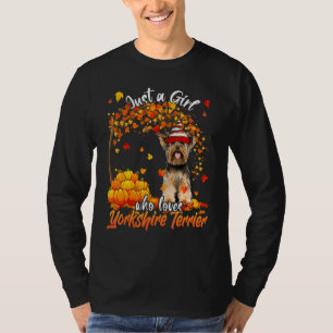 Nur ein Mädchen, die Lieben Yorkshire Terrier Dog T-Shirt