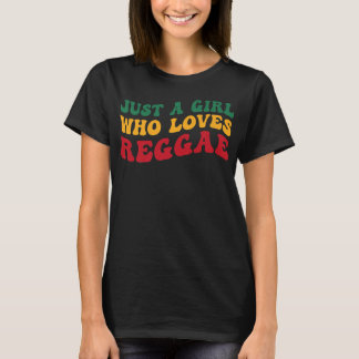 Nur ein Mädchen, die Reggae Groovy Women Rasta Pr. T-Shirt