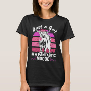 Nur ein Mädchen in einer fantastischen Stimmung T-Shirt