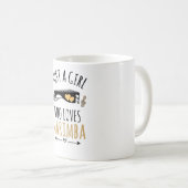 Nur ein Mädchen Liebe Marimba Player Geschenk Idee Kaffeetasse (VorderseiteRechts)