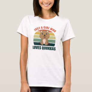 Nur ein Mädchen Lieben The Quokka - Sweet Quokka T-Shirt