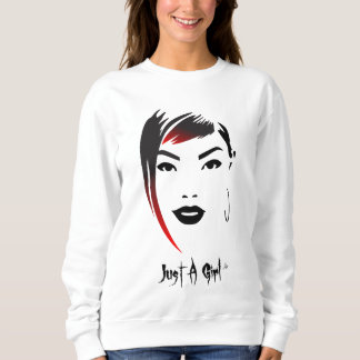 Nur ein Mädchen mit roten Haaren Sweatshirt