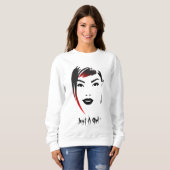 Nur ein Mädchen mit roten Haaren Sweatshirt (Vorne ganz)