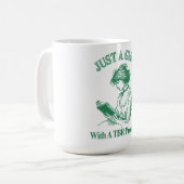 Nur ein Mädchen mit TBR-Problem - buchen Sie einfa Kaffeetasse (Vorderseite Links)