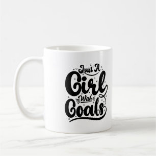 Nur ein Mädchen mit zivil Typografie-Tasse Kaffeetasse