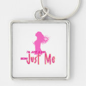 nur ein Mädchen Schlüsselanhänger (Vorne)