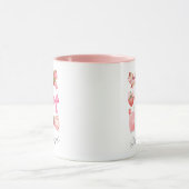 Nur ein Mädchen Strawberry Croquette Bow Ästhetik Tasse (Zentrum)