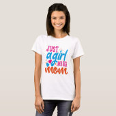 Nur ein Mädchen und ihre Mutter T-Shirt (Vorne ganz)