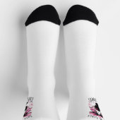 Nur ein Mädchen-Weihnachten Socken (Oben)