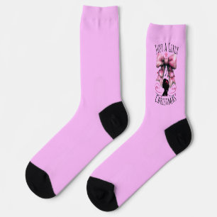 Nur ein Mädchen-Weihnachten  Socken