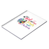 Nur ein Mädchen Wo Lieben Jesus und Hühner Jesus Notizblock (Linke Seite)