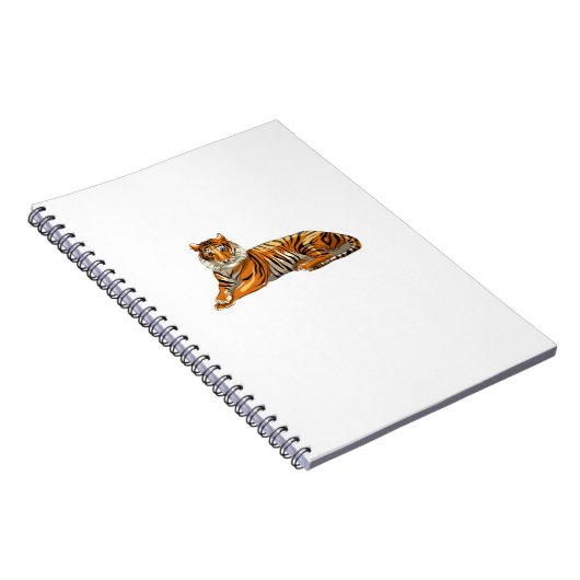 Nur ein Mädchen Wo Lieben Tiger. Perfektes Design  Notizblock (Rechte Seite)