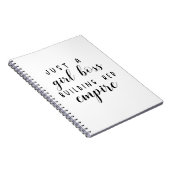 Nur ein Mädchenchef Gebäude ihr Imperium Notizblock (Rechte Seite)