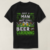 Nur ein Mann, der Biergärtner Liebe T-Shirt (Design vorne)