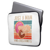 Nur ein Mann, der zwei Lieben im Pinky 1 in T spen Laptopschutzhülle (Vorderseite Links)