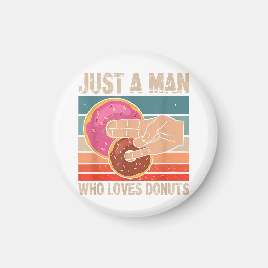 Nur ein Mann, der zwei Lieben im Pinky 1 in T spen Magnet (Vorne)