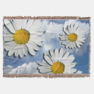 Nur ein Marguerite Blossom + Ihr Text und Ihre Ide Decke