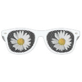 Nur ein Marguerite Blossom + Ihr Text und Ihre Ide Sonnenbrille (Vorderseite)