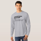 Nur ein Marketing-Manager ist lustig T-Shirt (Vorne ganz)