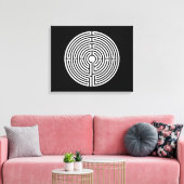 Nur ein Mazekreis Leinwanddruck (Insitu (Wohnzimmer))