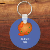 Nur ein Meatball - Single beißen in Sauce - fügen Schlüsselanhänger (Vorderseite)