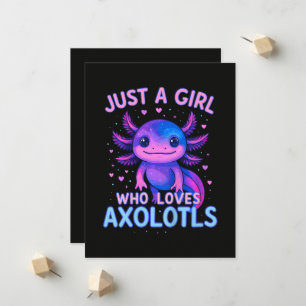 Nur ein Mensch, der Axolotl liebt Ankündigung