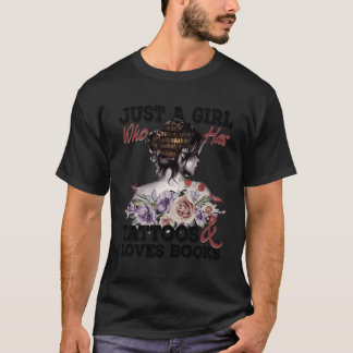 Nur ein Mensch hat Tattoos und Lieben Bücher T-Shirt
