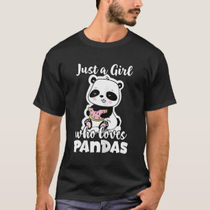 Nur ein Mensch Liebe Panda Tier T-Shirt