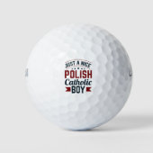 Nur ein netter polnischer Katholischer Junge Golfball (Vorderseite)