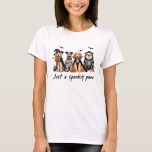 Nur ein Niedlicher Pfote-T - Shirt für Hunde