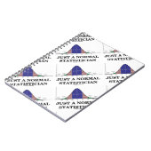 Nur ein normaler Statistiker (Bell Curve Spaß) Notizblock (Linke Seite)