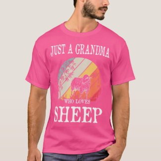 Nur ein Oma, das Schafe Lieben T-Shirt