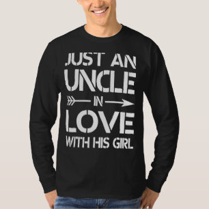 Nur ein Onkel in Liebe mit seinem Girl Niece Tante T-Shirt