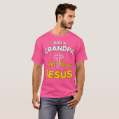Nur ein Opa, der Jesus Christlichen Glauben Liebe T-Shirt (Vorne ganz)
