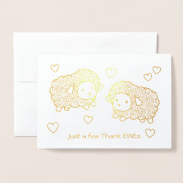 Nur ein paar Dankeschön Ewes (Danke, dass ihr euch Folienkarte