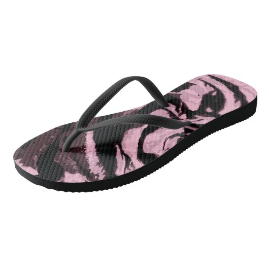 Nur ein paar Rose Badesandalen (Schrägansicht)