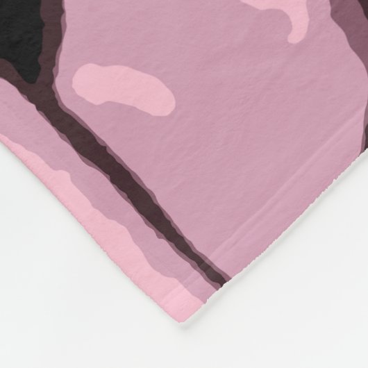 Nur ein paar Rose Fleecedecke (Ecke)